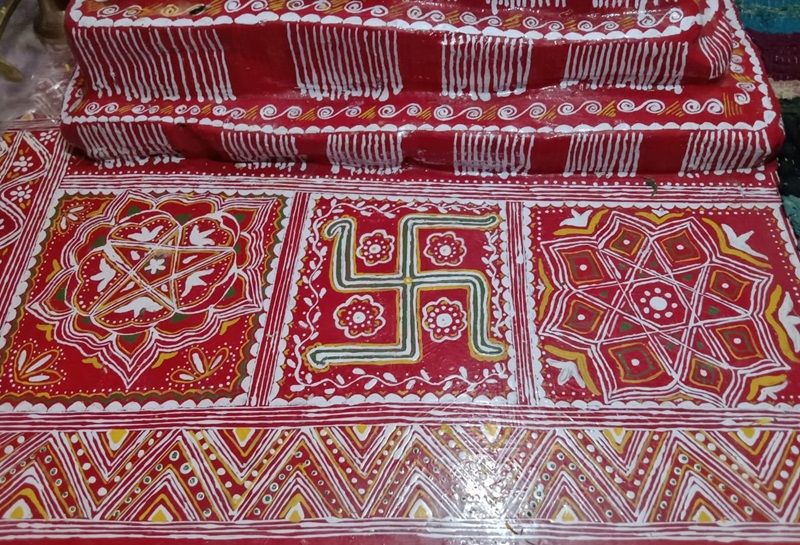 Traditional Aipan are made