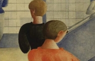 ऑस्कर श्लेमर ने की पेंटिंग्स में ज्यामितीय आकृतियों की शुरुआत