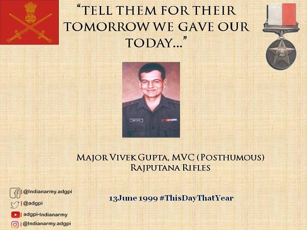 Kargil Martyr Major Vivek Gupta