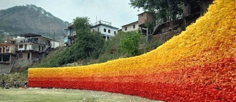 मसूरी में 15000 प्लास्टिक बोतलों से बनी उम्मीद की दीवार