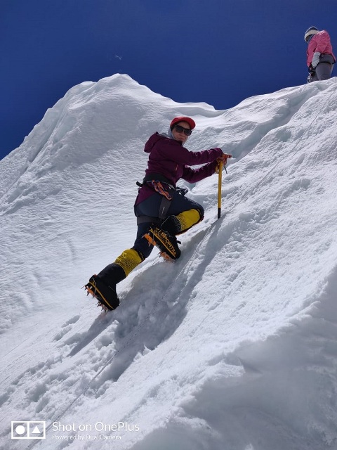 Ameesha Chauhan who conquers Everest