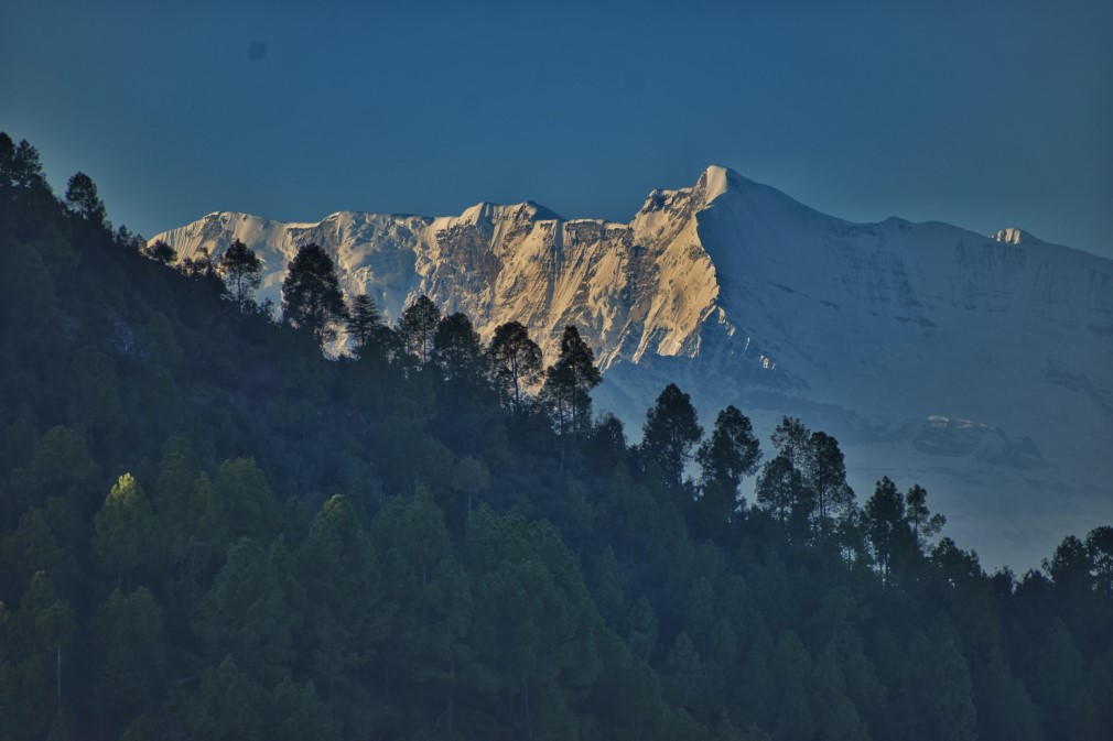Himalaya form Chandak Hills Pithoragarh