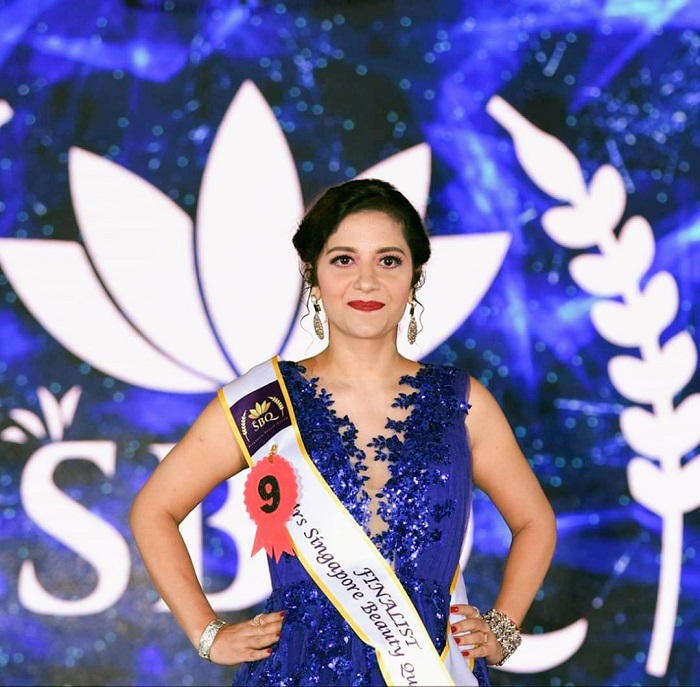 Mrs Singapore Beauty Queen 2019 Shradha Thapliyal