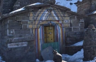 बर्फबारी के मौसम में शिव मंदिर तुंगनाथ की तस्वीरें