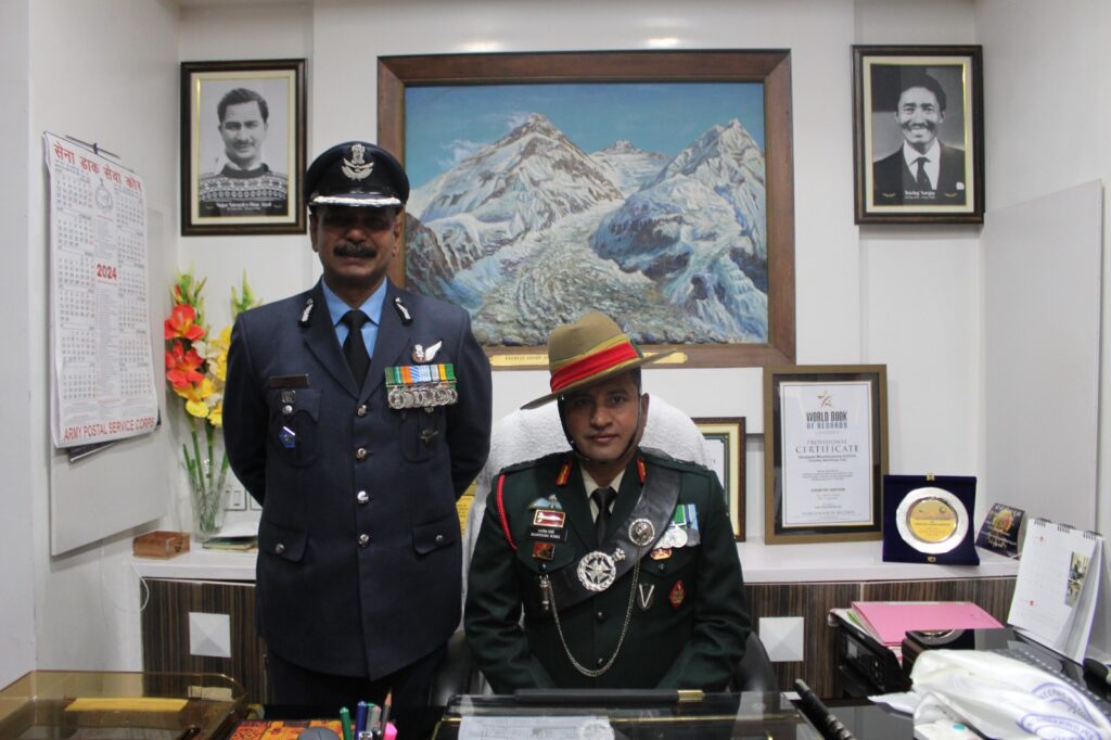 Colonel Rajneesh Joshi Mountaineering