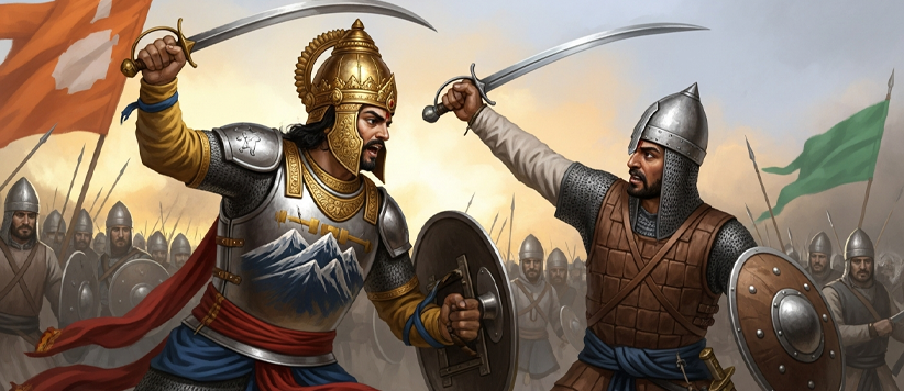 जब रुद्रचंद ने अकेले द्वन्द युद्ध जीतकर मुगलों को तराई से भगाया